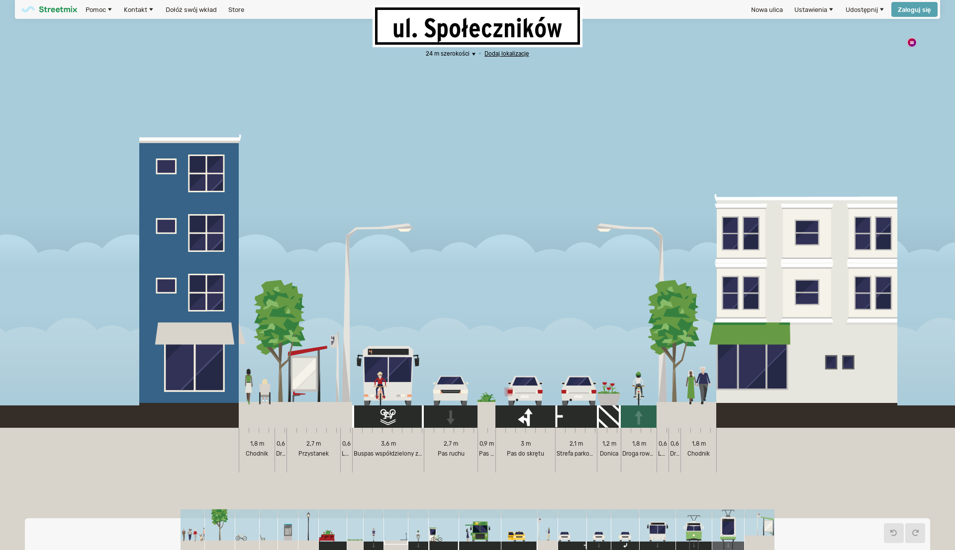 Streetmix.net czyli jak będzie wyglądać ulica
